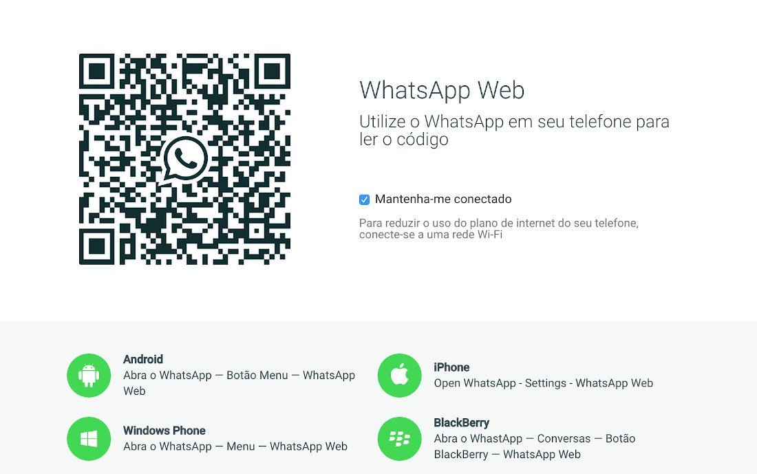 Como usar o WhatsApp Web escanear